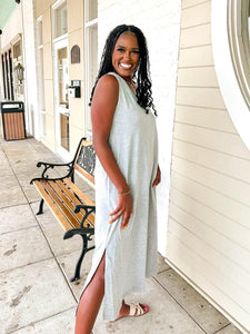 Years Later Grey Dress