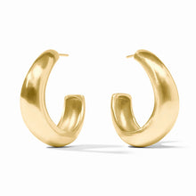 Load image into Gallery viewer, Julie Vos Wave Gold Large Hoop