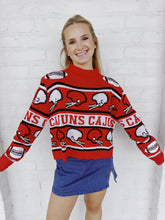 Load image into Gallery viewer, Queen Of Sparkles ULL Vintage Helmet Sweater