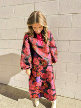 Load image into Gallery viewer, Stunning Glory Pink Jacquard Dress