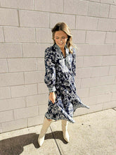 Load image into Gallery viewer, Said Yes Navy Dress