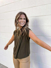 Load image into Gallery viewer, Plan For You Olive Top