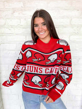 Load image into Gallery viewer, Queen Of Sparkles ULL Vintage Helmet Sweater