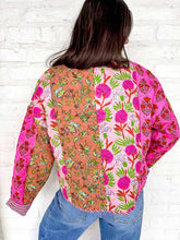 Load image into Gallery viewer, THML Garden Of Love Pink Patch Jacket