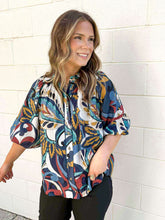 Load image into Gallery viewer, Figure You Out Indigo Top