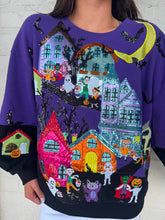 Load image into Gallery viewer, Queen Of Sparkles Purple Trick Or Treat Halloween Scene