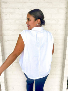 Unknown Reasons White Oversized Top