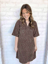 Load image into Gallery viewer, On The Map Brown Leopard Dress