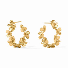 Load image into Gallery viewer, Julie Vos Medium Bloom Gold Hoop