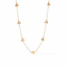 Load image into Gallery viewer, Julie Vos Bee Delicate Gold Station Necklace