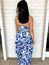 Load image into Gallery viewer, Bright Personality Blue Dress