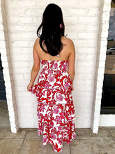 Load image into Gallery viewer, Bright Personality Red Dress