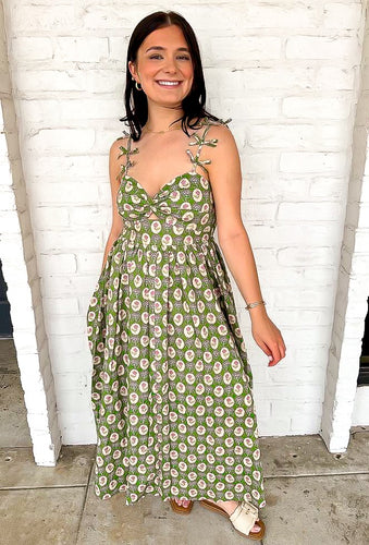 Know It All Green Dress