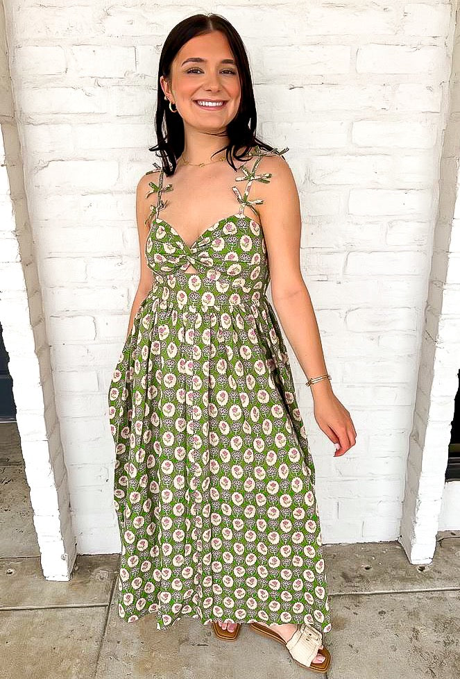 Know It All Green Dress