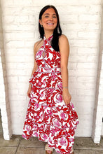 Load image into Gallery viewer, Bright Personality Red Dress