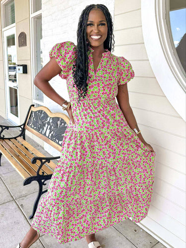 Falling Slowly Pink Dress