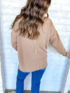 Going Places Brown Top