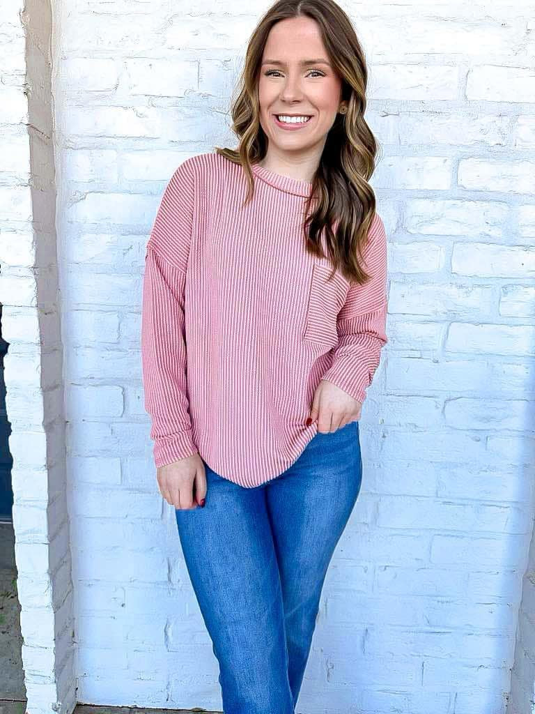 Going Places Light Rose Top