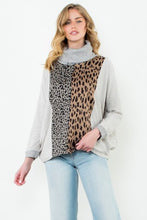 Load image into Gallery viewer, THML Wild Card Gray Turtleneck Sweater