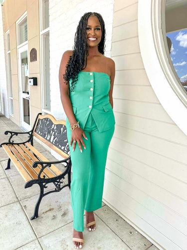 Lasting Memories Green Pants