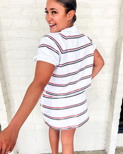Jordan Amanda Black And Red White Stripe ***TOP***