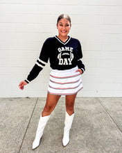 Load image into Gallery viewer, Varsity Game Day Black Top
