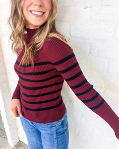 Save For Later Dark Red Top