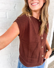 Load image into Gallery viewer, Send My Regards Brown Top