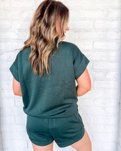 Forget The Past Green Shorts