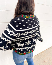Load image into Gallery viewer, Festive Queen Of Sparkles pearl detail cardigan for winter