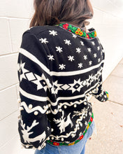 Load image into Gallery viewer, Festive Queen Of Sparkles pearl detail cardigan for winter