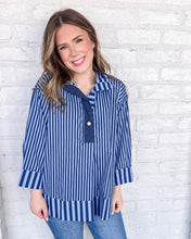 Load image into Gallery viewer, Stroll On Navy Top