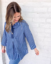 Load image into Gallery viewer, Stroll On Navy Top