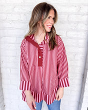 Load image into Gallery viewer, Stroll On Burgundy Top