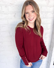 Load image into Gallery viewer, A Day Of Care Burgundy Top
