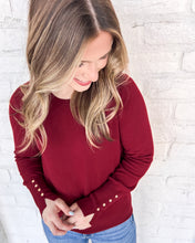 Load image into Gallery viewer, A Day Of Care Burgundy Top
