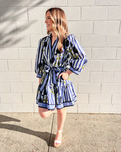 Load image into Gallery viewer, Waving Away Navy Dress