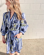 Load image into Gallery viewer, Waving Away Navy Dress