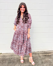 Load image into Gallery viewer, Sassy Moments Brown Dress