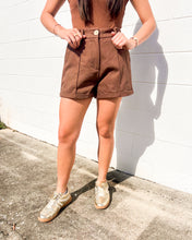 Load image into Gallery viewer, Send Love Brown Shorts