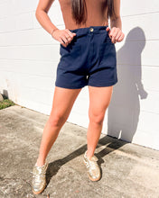 Load image into Gallery viewer, Recap From Here Navy Shorts