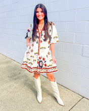 Load image into Gallery viewer, THML Been Too Long White Floral Dress