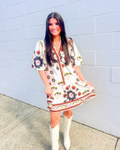 Load image into Gallery viewer, THML Been Too Long White Floral Dress