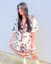 Load image into Gallery viewer, THML Been Too Long White Floral Dress