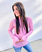 Load image into Gallery viewer, Came Here To Leave Mauve Top
