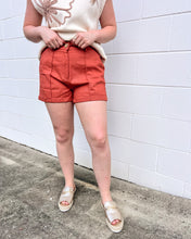 Load image into Gallery viewer, Send Love Rust Shorts