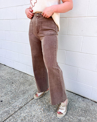 Dine In Style Brown Pants