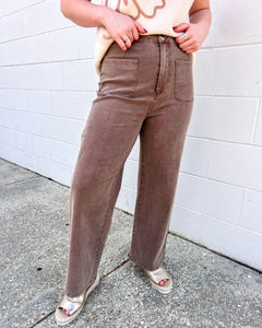 Dine In Style Brown Pants