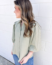 Load image into Gallery viewer, Tell A Lie Mint Top