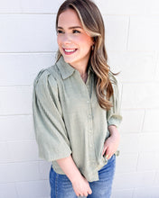 Load image into Gallery viewer, Tell A Lie Mint Top